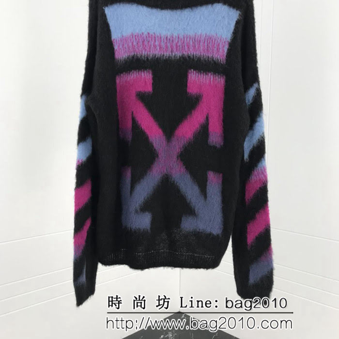 OWBLACK BRUSHED KNITWEAR Knitwear 針織拉絨馬海毛 毛衣定制面料 OS寬鬆版型 情侶款 ydi2441